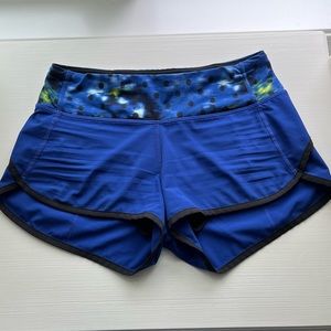 Blue Lululemon Speed Short